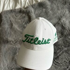 Titleist White and Green Cap